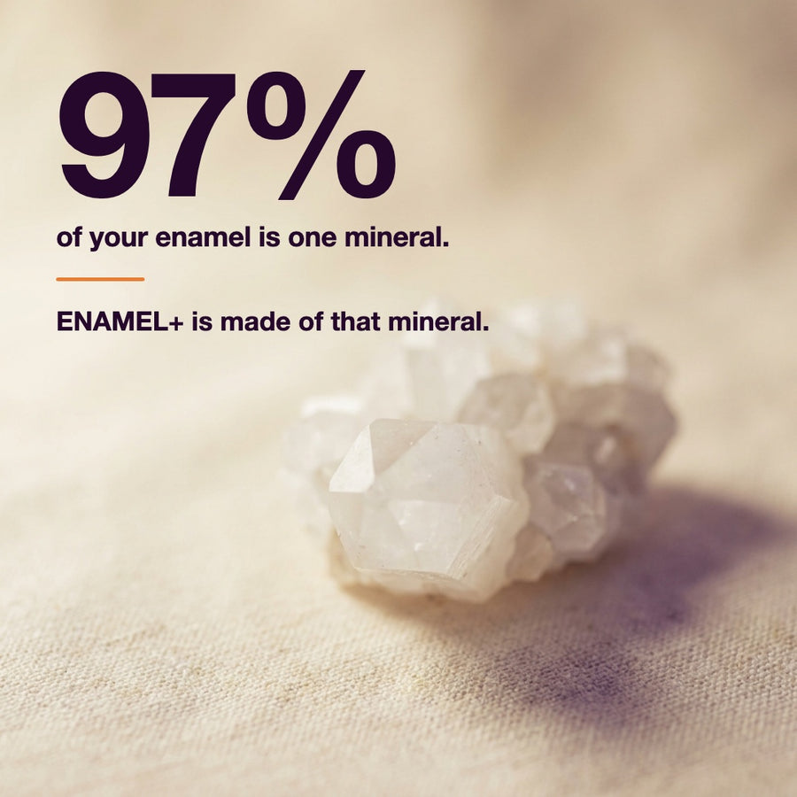 Mineral crystals illustrating hydroxyapatite research